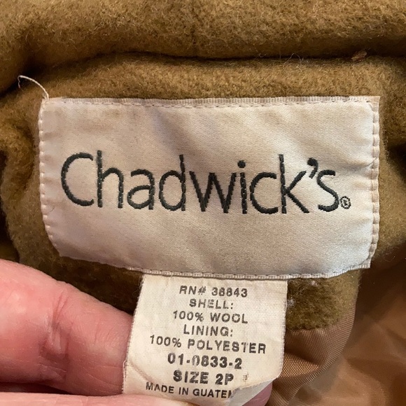🎉HP🎉Chadwicks Wool Long Jacket - Picture 7 of 7
